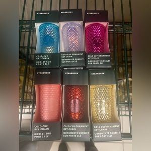 Starbucks keychains